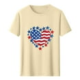 thumbnail image 4 of Busydd Independence Day T Shirts for Man Casual Comfortable Cotton T Shirts Round Neck Short Sleeve Summer Tops American Flag Print Patriotic Tee Shirts, 4 of 5