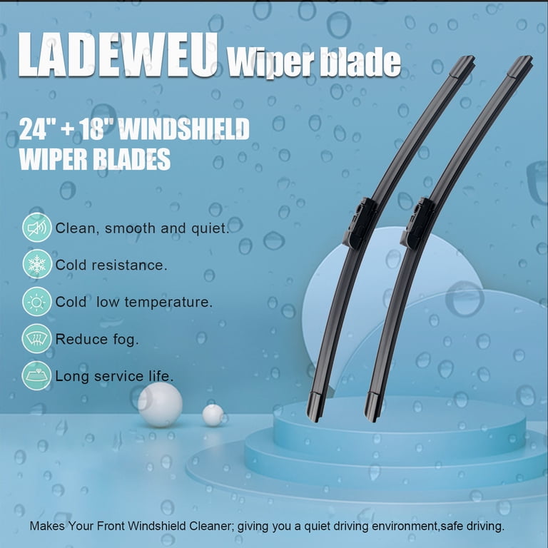 Complete Wiper Blade Set For Mazda CX-5 (2018-2021) & CX-9 (2017-2021) – 24"+18"+14"