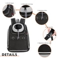 thumbnail image 1 of Mochila de viaje para gatos Mochila transpirable para mascotas al aire libre Gran capacidad (Negro), 1 of 7