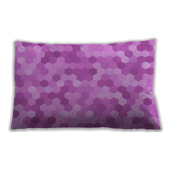 Ahgly Company Outdoor Rectangular Contemporary Lumbar Throw Pillow, 13 inch by 19 inch