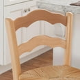 thumbnail image 6 of Linon Home Decor CS278NAT02ASU 38.40 x 13.80 x 17.90 in. Filomena Natural Counter Stool - Set of 2, 6 of 9
