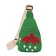 thumbnail image 2 of Bolso de pecho de fresa para niños de 3-11 años, Bolso verde de fresa para niños, 2 of 9
