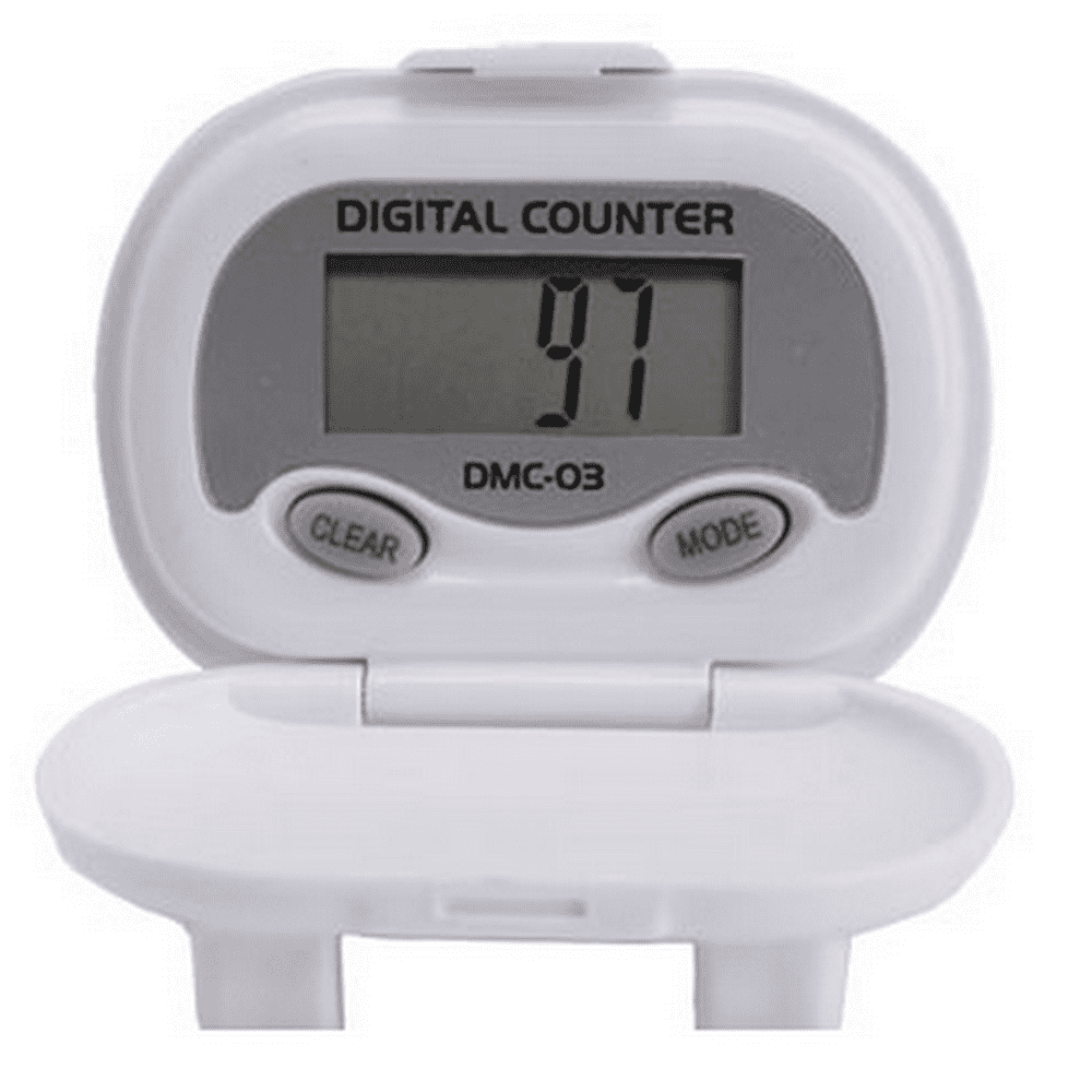 DMC03 Step & Multi Function Pedometer White Pedometers