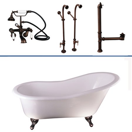 Barclay Tkctsn67 Orb Clawfoot Soaking Bathtub Walmart Com