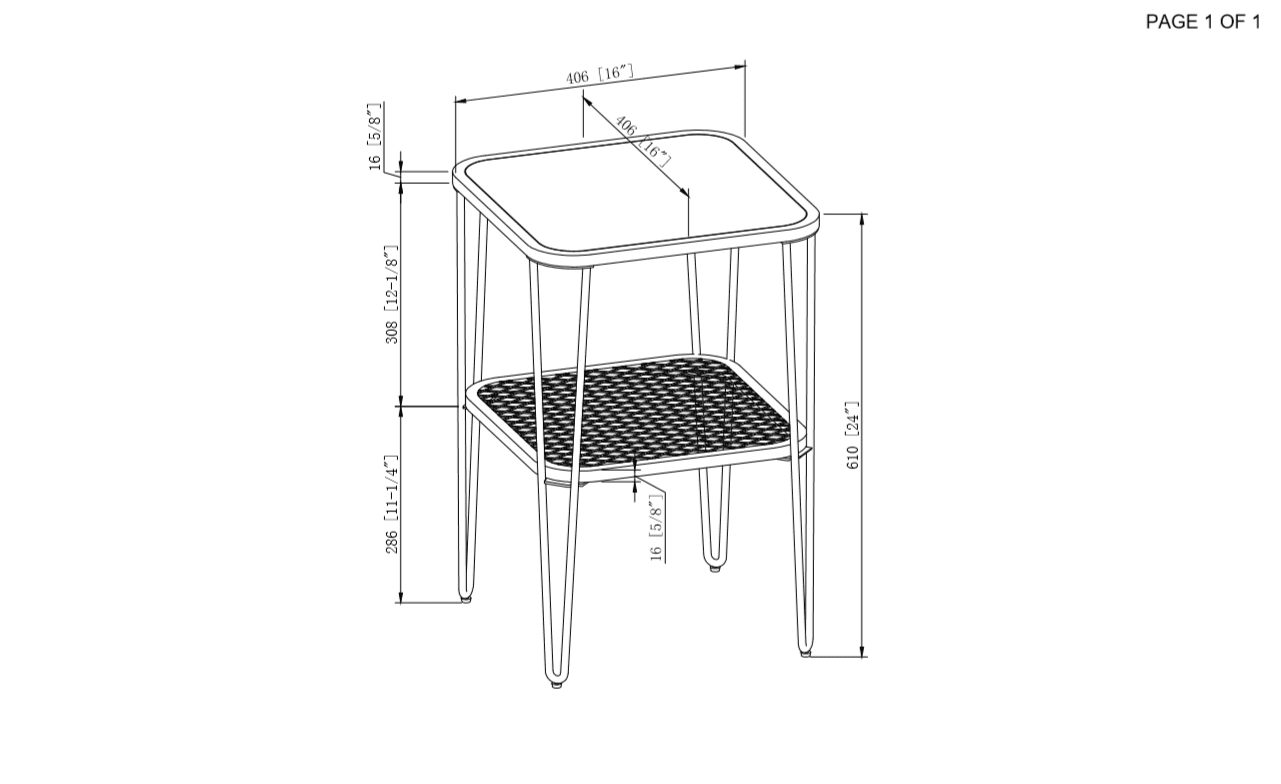 Bellamy Studios Styles Reclaimed Barnwood Hairpin Leg Side Table