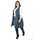 thumbnail image 5 of Chaleco largo tipo gamuza Roman Fashion Tallas Extras 3905 Azul marino Unitalla, 5 of 7