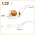 thumbnail image 3 of Althee 400 Pieces Tasting Mini Spoons Disposable Dessert Appetizer Plastic Asian Soupcompatible Party Gift-H, 3 of 5