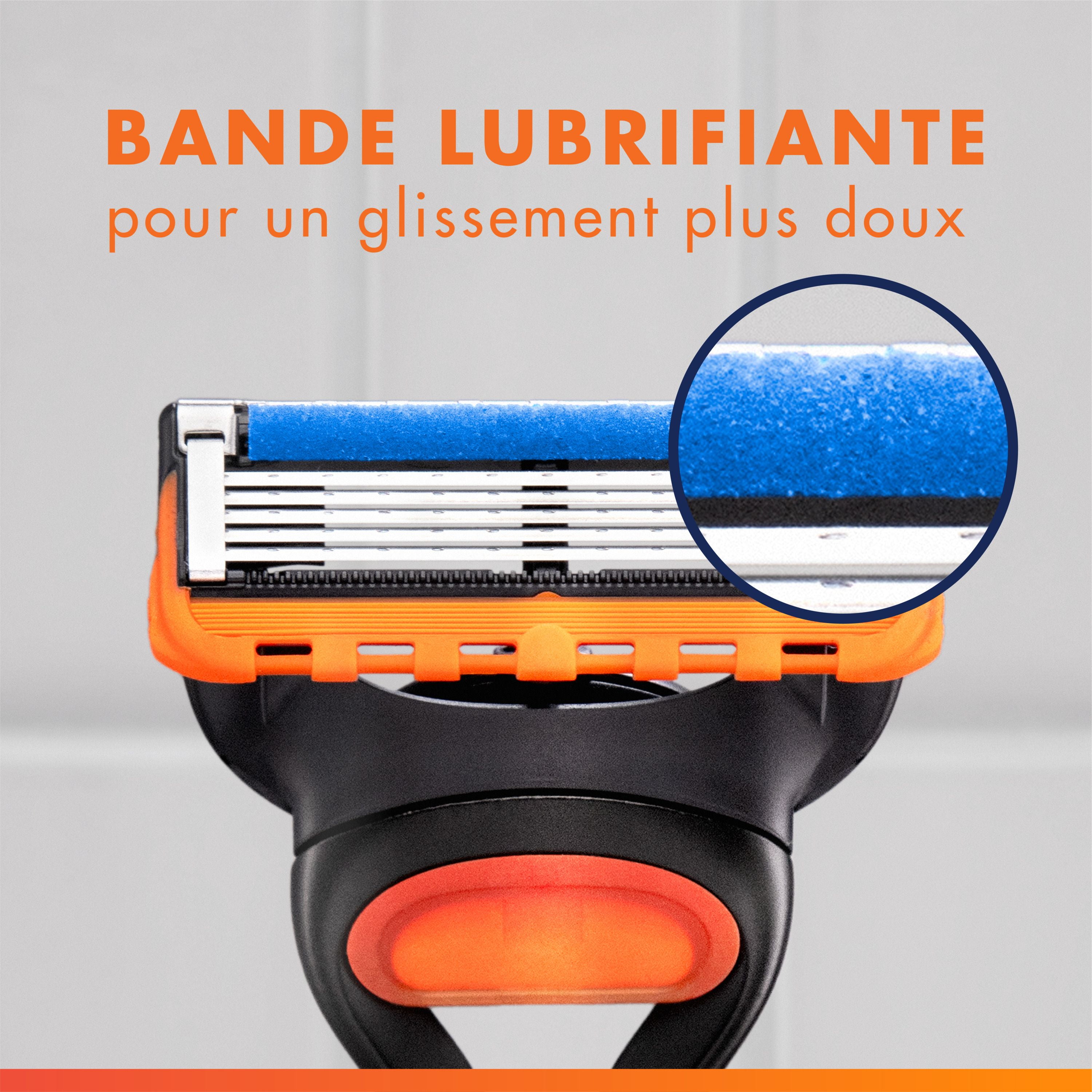 Cartouches de rechange Gillette Fusion5 pour hommes de rasoir, bande lubrifiante, lame de précision pour hommes, cartouches à 5 lames de rasoir pour un rasage de près 12CT