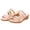 A-Khaki13, variant on Women's Slippers Sleek Open Toe Wedge Heel Slide Sandals PU Upper Arch Support Summer Casual Stylish Beach Footwear