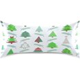thumbnail image 3 of GZHJMY Christmas Tree Satin Pillowcase, Soft Breathable Silk Pillow Case with Envelope Closure for Hair and Skin, Queen Size 30 x 20 Inch Home Decor, 3 of 7