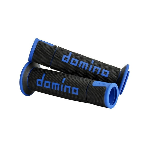Domino Racing MotoGP Motorcycle Grip Pair 7/8" Blue/Black 58-2291