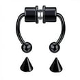 thumbnail image 4 of Fake Nose Ring Hoop Magnetic Horseshoe Rings 316L Stainless Steel, 4 of 9