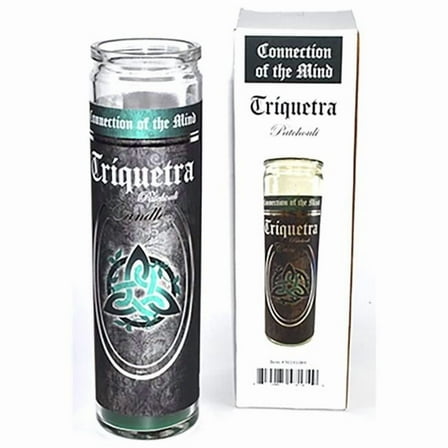 AzureGreen CJTRI 90 Hour Triquetra Patchouli Jar Candle