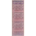 thumbnail image 1 of Unique Loom Revival Bright Colors Floral Rug 2' x 6' Runner Navy Blue/Orange, 1 of 1