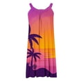 thumbnail image 4 of Plus Size Hawaiian Dress for Women, Women's Fashion Sexy Vintage Round Neck Sleeveless Printing Party Dresses Backless Dreess Summer Sleeveless Dress, 4 of 4