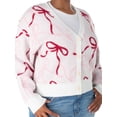 thumbnail image 2 of Celebrity Pink Cardigan Sweater, Women's and Women's Plus Celebrity Pink Women's and Women's Plus Cardigan Sweater, Sizes XS-4X, 2 of 6