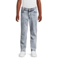 thumbnail image 2 of Wonder Nation Boys Vintage Straight Leg Denim Jeans, 2 Pack, Sizes 4-18, 2 of 5