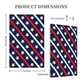 thumbnail image 5 of Kll Patriotic Star Pattern Wall Plate,Gloss Finish,Standard Size 1 - 5" X 3", Polycarbonate Thermoplastic,Electric Receptacle Plug Covers, 5 of 8