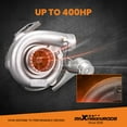 thumbnail image 4 of Maxpeedingrods Turbo T3 T04E V-BAND Turbocharger .63 A/R .5A/R Internal Wastegate 420+hp, 4 of 8