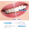 thumbnail image 5 of 600 PCS Interdental Brushes,Dual-Use Dental Floss Sticks,Teeth Cleaner with Storage Case (3 boxes, Blue+Green+Orange), 5 of 5