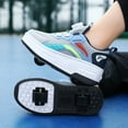 thumbnail image 6 of Kids Roller Shoes Sneakers with Wheels - Premium Sport Roller Skate Sneaker for Boys Girls Christmas Birthday Children Show Gift, 6 of 12