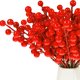thumbnail image 5 of Happon - Paquete de 20 tallos artificiales de frutos rojos para Navidad, ramas de frutos rojos para decoración de árboles de Navidad, manualidades, bodas, fiestas, decoración de invierno, decoración, 5 of 8
