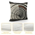 thumbnail image 4 of Boho Summer Pillow Covers Black White Beige Leaf Decor Throw Pillows for Couch Bed, Modern Abstract Plant Outdoor Farmhouse Decorative Pillowcase Linen Cushion Cover, 4 of 5
