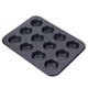 thumbnail image 4 of Molde para muffins de 12 tazas, antiadherente, redondo, para repostería, utensilios de cocina para el hogar (negro), 4 of 10