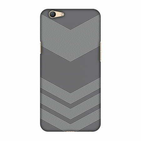 - OPPO F1s Case, Premium Handcrafted Designer Hard Shell Snap On Case Printed Back Cover with Screen Cleaning Kit for OPPO F1s, Slim, Protective - Carbon Fibre Redux Stone Gray 2