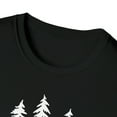 thumbnail image 3 of Pine Trees, Gildan Unisex Softstyle T-Shirt, Minimalist Graphic Tee, S-3XL, 3 of 3