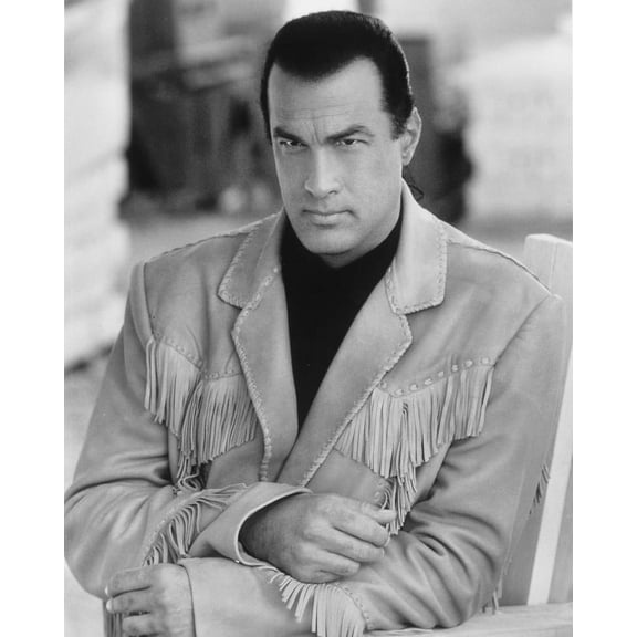 STEVEN SEAGAL ON DEADLY GROUND B&W 24X36 Poster