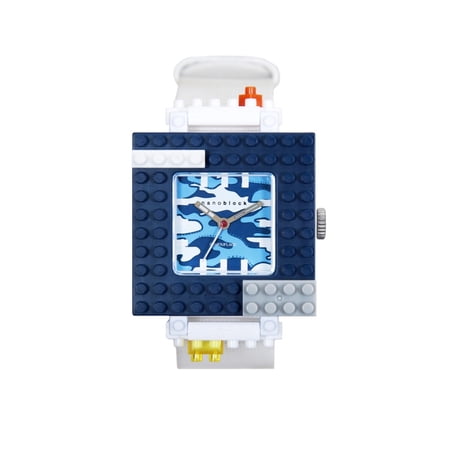 Nanoblocktime Nano Camo Squared Watch  Navy Camo