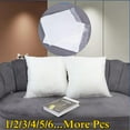 thumbnail image 1 of Throw Pillow Insert 20 X 20 Inch Premium Fluffy Pillow Stuffer Decorative Square Pillow Insert with Zips Cushion Inner Decorative Cushion for Sofa Bed Couch Stuffer Pillow, 1 of 7