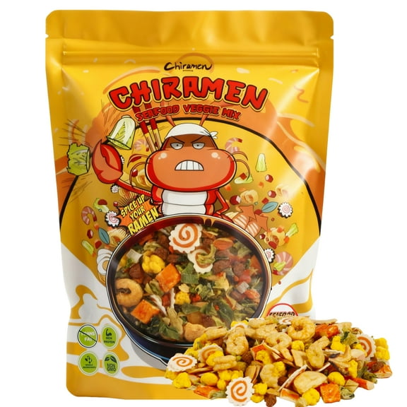 Chiramen Seafood Veggie Mix Dried Ramen Toppings