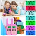 thumbnail image 5 of Walkie Talkies for Kids, 22 Channel Two-Way Radio Best for Kids Long Range 3 miles Handheld Outdoor Interphone/Portable Toy Radio Transceiver(2 Pack), 5 of 16