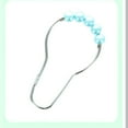 thumbnail image 4 of Aqua Elegance Double Swag Shower Curtain Set with Vinyl Liner & 12 Roller Rings, 4 of 4