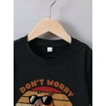 thumbnail image 3 of Boys' Summer Short Sleeve T-Shirt - "Don't Worry About Being a Capybara" Cartoon Print, Tee for Youngsters, Tween Boy Clothes, 3 of 6