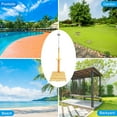 thumbnail image 4 of Outdoor Shower Kit Portable Outdoor Shower Wood Outside Shower Outdoor Pool Shower with Chassis Board Outdoor Shower Kit for Backyard, Poolside, Patio, and Garden, 4 of 7