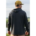 thumbnail image 2 of Burlebo Men's Long Sleeve Hoodie Sweatshirt (Metal Grey, XX-Large), 2 of 2