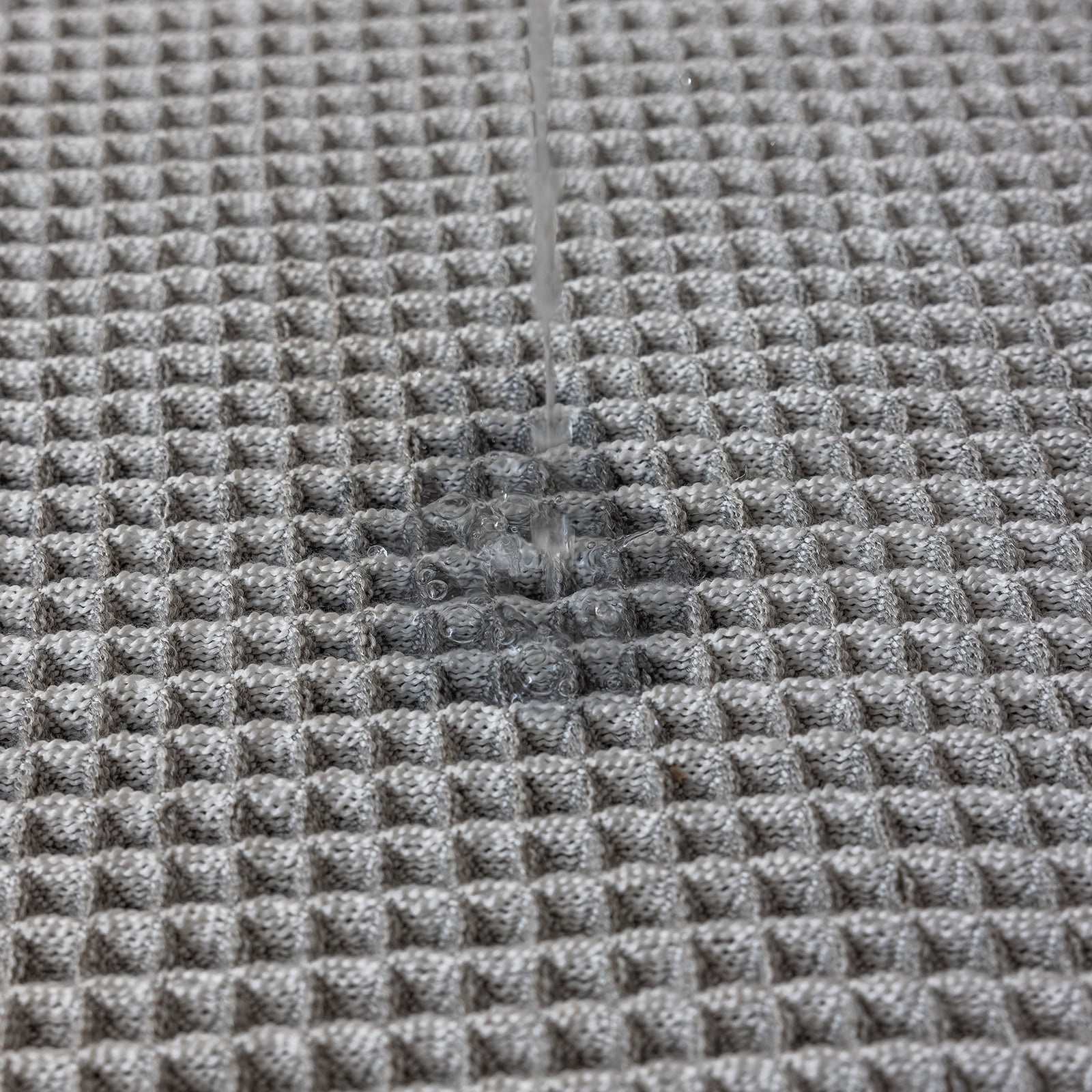 Eurhowing Waffle Bathroom Rugs 20"×32", Ultra Absorbent Non-Slip Bath Mat, Quick Dry Washable Bathroom Floor Mat, Gray