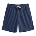 thumbnail image 6 of Ymyiu Men's Short Shorts Men Casual Shorts Stretch Golf Shorts with Pockets Flat Front Back Elastic Waistband Moisture Wicking Comfy Size XL(Navy, XL), 6 of 9