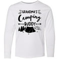 thumbnail image 3 of Inktastic Grandmas Camping Buddy Long Sleeve Youth T-Shirt, 3 of 5