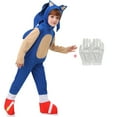 thumbnail image 1 of Disfraz de Sonic para niños, disfraz de Sonic para cosplay, para espectáculos en escena, 1 of 6