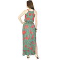 thumbnail image 6 of Bimba Classic Tie & Dye Maxi Gown Long Dress With Side Slits, Holiday Clothing, 6 of 6