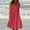 27-Red, variant on SELONE Sun Dresses for Women Casual Beach Dresses for Women Summer Plus Size Midi Beach Flowy Short Sleeve Ruffle Print Crew Neck Loose Sun for Everyday Wear Beach Vacation Dark Gray XXL