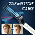 thumbnail image 5 of Beard Straightener Electric Hot Comb for Men - Quick Styling Bread Brush for Curly Hair Beard, 5 of 8