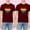 Wine, variant on EQWLJWE Men's Crew T-Shirts Men Short Sleeve Casual Valentine's Day Rainbow Flag Heart Printing Round Neck Pullover T Shirt Blouse