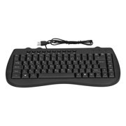 Ergonomic Arabic USB Keyboard, 87 Keys KB-301B, Durable Plastic Design, Computer Accessories for Optimal Comfort