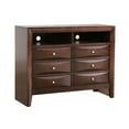 thumbnail image 3 of Glory Furniture Marilla 6 Drawer TV Stand in Cappuccino, 3 of 8
