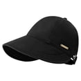 thumbnail image 2 of Hkoxplj Women Lightweight Breathable Baseball Cap Short Curved Brim Sun Hat UV Protection Adjustable Metal Buckle Outdoor Sports Hat Solid Color Summer Casual Hat Unstructured Cap, 2 of 6